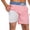 Z56-Light Pink, variant on CHENge Shorts for Men Lightweight Solid Color Quick Dry Vacation Beach Shorts with Soft Mesh Lining Anti-Chafe Beach Wear