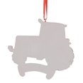 thumbnail image 5 of Maxora Personalized Ornaments Customized Christmas ornament Tractor Red Free Customize, 5 of 7