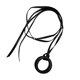 thumbnail image 1 of Multipurpose Leather Cord Necklace With Silver Rings for Daily Commute and Casual Event Stylish Outfits Daily Use Silver, 1 of 4