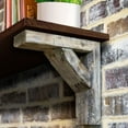 thumbnail image 5 of Ekena Millwork 3 1/2"W x 8"D x 12"H Vintage Farmhouse Bracket, Barnwood Decor Collection, Chalk Dust White, 5 of 19