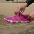 thumbnail image 4 of lnmuld Men Women Five Toe Water Shoes Knit Barefoot Socks for Swim Beach Yoga Cycling Color:Purple,Size:39, 4 of 9