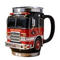 thumbnail image 1 of FHBVT Fire Rescue Mug Bravery Honor Themed Drinkware Generous Capacity Dishwasher Microwave Safe for Home Firehouse Coffee Tea Daily Use Gift for Firefighters Colleagues Family Kitchen Decor, 1 of 3