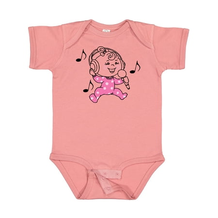 

Inktastic Baby Girl Music Future Singer Gift Baby Girl Bodysuit