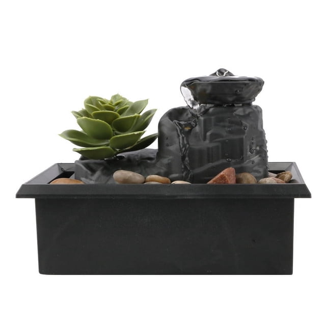LED decorative lights and stone decoration for interior table water decoration