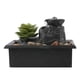 thumbnail image 2 of Fuente de agua de sobremesa para interiores con luces LED y piedras naturales | Decoración zen para el hogar, la oficina y la habitación de los niños | Fuente relajante con alimentación por, 2 of 6