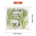 thumbnail image 1 of Agiferg Sac Simple Nervure Sac de Scellage Transparent Qualité Alimentaire PE Sac de Conservation Auto-Scellant Sac de Rangement Alimentaire pour Réfrigérateur (Petit 30 Pcs), 1 of 2