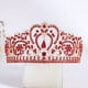 thumbnail image 4 of Nvzi Tiara de boda para novia, diadema de princesa, corona nupcial, joyería para el cabello con diamantes de imitación de cristal, decoración para cumpleaños, fiesta de disfraces (rojo), 4 of 5