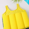 thumbnail image 4 of Uccdo Little Boys Girls One Piece Rashguard Float Suit With Swim Cap, Kids Floral Cartoon Zip up Buoyancy Swimsuit + Hat, 2 Pieces, 2-6 Years, 4 of 5