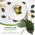 thumbnail image 4 of Holzlrgus Artificial Leaves,200 Pieces Faux Wired Single Leaf Fake Rose Wire Crafts Leaves for Flower DIY Home Decorative Bouquet Wreaths Wedding Decor Christmas Decorations (Green), 4 of 6