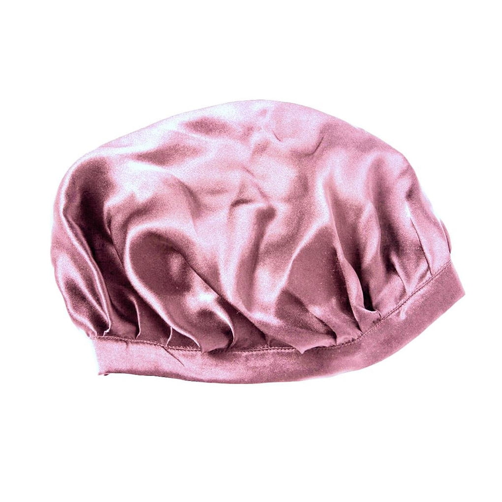Satin Sleep Cap Silky Night Sleeping Cap Hair Hat Silk Feel Night Soft Elastic