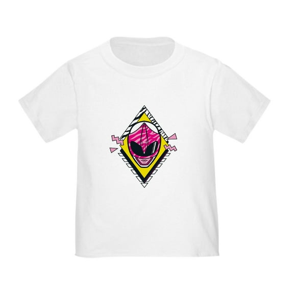CafePress - Mighty Morphin Power Rangers Pink Toddler T Shirt - Cute Toddler T-Shirt, 100% Cotton