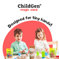 thumbnail image 5 of ChildGen Magic Sand 907gr (2lb) | Moldable & Sensory Play Sand for Kids, Mess-Free, Non-Toxic, Creative Fun for Indoor Play |  Natural, 5 of 5