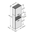 thumbnail image 4 of Escritorio Plegable Multiusos Playcon Blanco, 4 of 7