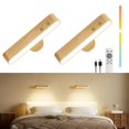 thumbnail image 1 of PopoIron Rechargeable 7500mAh LED Wall Sconces for Bedroom,Battery Operated Wall Lights with Remote Control and Touch,36, 1 of 9
