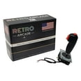 thumbnail image 1 of Arcade Flight Yoke Stick Joystick, Eight Way Joystick with Two fire Buttons and Firm Grip, 1 of 4