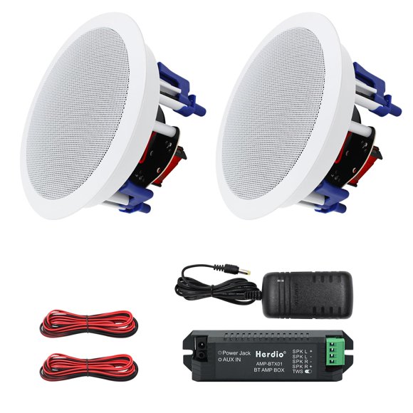 Altavoces de techo Herdio HCS-528BT, 5.25 pulgadas, 300 W, Bluetooth (par)