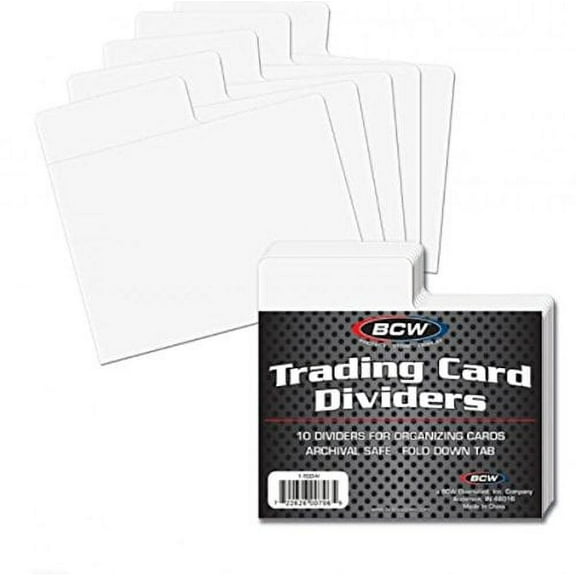 BCW 1-TCD-H Trading Card Dividers - Horizontal