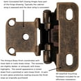 thumbnail image 4 of Hickory Hardware P2710f-25Pack Pack Of 25 Pairs - White, 4 of 7