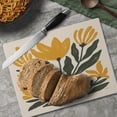 thumbnail image 5 of CounterArt Yellow Petals Tempered Glass Cutting Board 10" by 8", 5 of 7