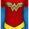 thumbnail image 3 of Wonder Woman Short Sleeve V Neck DC Comics Caped Costume T-Shirt (Women's Large), 3 of 5