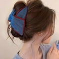 thumbnail image 2 of Large Fabric Bowknot Hair Clip For Women Everyday Hair Styling Comfortable Ponytail Holder for Formal Event Casual Wear, 2 of 9