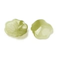 thumbnail image 2 of Glass Beads Lotus Petal Dark Sea Green 24.5x24x6.5mm Hole: 1.2mm, 2 of 3