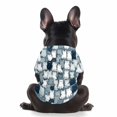 thumbnail image 5 of Lightweight Dog Sweatshirt Colorful Animal Print Pet Shirt Breathable Casual Puppy Apparel Soft Short Sleeve Pet T-Shirt for Small Medium Dogs Cats Gray 1 Pack, 5 of 6