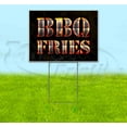 thumbnail image 1 of Bbq Fries (18" x 24") Yard Sign, Includes Metal Step Stake, 1 of 6