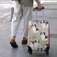 thumbnail image 3 of Shih Tzu Dog and Flower Floral Luggage Cover Fashion Suitcase Cover Baggage Covers Fit 25-28 Inch Luggage (Go Travel), 3 of 5