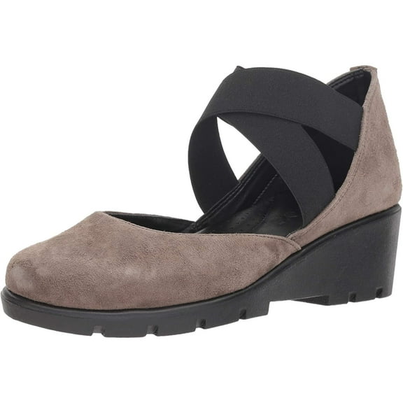 The FLEXX Womens Get Back Mary Jane Wedge Shoes, Fango, US 9