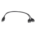 thumbnail image 1 of 2x Divisor USB Cable de DATOS a 2 Puertos Adaptador 1 Puerto para Datos 2 piezas, 1 of 8