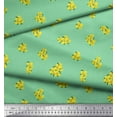 thumbnail image 3 of Soimoi Cotton Jersey Fabric Leaves & Lilac Floral Fabric Prints by Yard 58 Inch Wide, 3 of 3