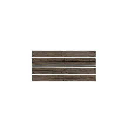 Scale Wood Grade Crossing - C1145 O Grade Crossing Wood Plank, For use with your o scale layout. By Woodland Scenics