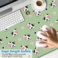 thumbnail image 2 of Long Mouse Pads for Desk,Green Cow Heart Pattern Desk Mats on Top Of Desks, Desk Mouse Pad Extra Large with 3mm Non-Slip Base and Stitched Edge for Gaming,Office,Work,Home 47.3"x23.6", 2 of 6
