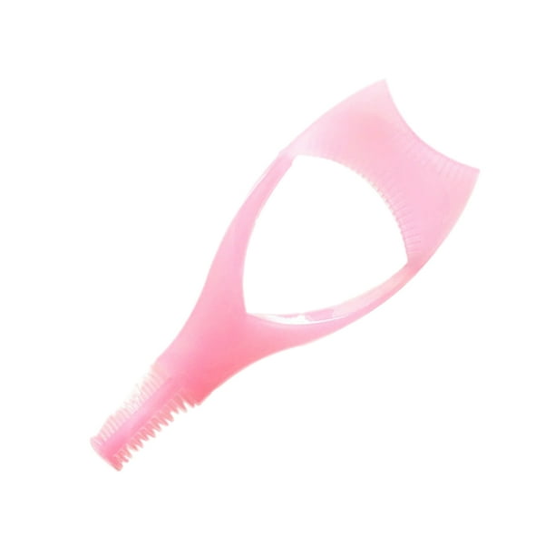Soidarity Protector de máscara 3 en 1, aplicador de rizador de pestañas naturales postizas portátil, protector de guía, suministros de belleza para Difuminador de ojos Soidarity CE001053-00