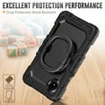 thumbnail image 4 of For Xiaomi Redmi Pad SE 8.7 inch 2024, 360 Rotating Shockproof Cover with Stand, Handle, Shoulder Strap, Black, 4 of 7