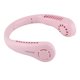 thumbnail image 4 of Ventilador de cuello USB, 3 niveles, bajo nivel de ruido, recargable, sin aspas, batería de larga duración, ventilador de cuello portátil para ir de compras, viajar al aire libre, rosa, 4 of 14