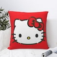 thumbnail image 6 of Hello Kitty Pillow Cover, Square Throw Pillow Cases For Couch Sofa Bed Living Room,Home Decorative, 22"X22", 6 of 9