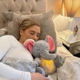 thumbnail image 2 of Breathe Elephant Sleep Buddy Plush Baby Sound Machine Soothing Snuggle Elephant Plush Animal Plush with Breathing Exercises and Sleep Music, 2 of 3