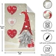 thumbnail image 3 of Lovely Gnome Heart Kitchen Dish Towels Set of 6 Absorbent Hand Towels, Lint-Free 18"x28" Happy Valentines Day Dishcloths Fast Drying for Cooking Baking Home Clean, 3 of 5
