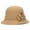 Camel, variant on ievspot 1 Pcs Women Vintage Felt Cloche Hat Winter Vintage Bow Fedora Bucket Hat Bowler Hats for Womens