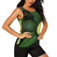 thumbnail image 2 of Daiia Fresh Avocados Printed Womens Workout Tops for Women Quick-dry Tank Tops Mesh Yoga Shirts Athletic Running Tank Tops Sleeveless Gym Clothes-X-Large, 2 of 7