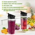 thumbnail image 4 of Blender Replacement Parts for Ninja, 3 Pack 16oz Ninja Blender Cups, 4 of 5