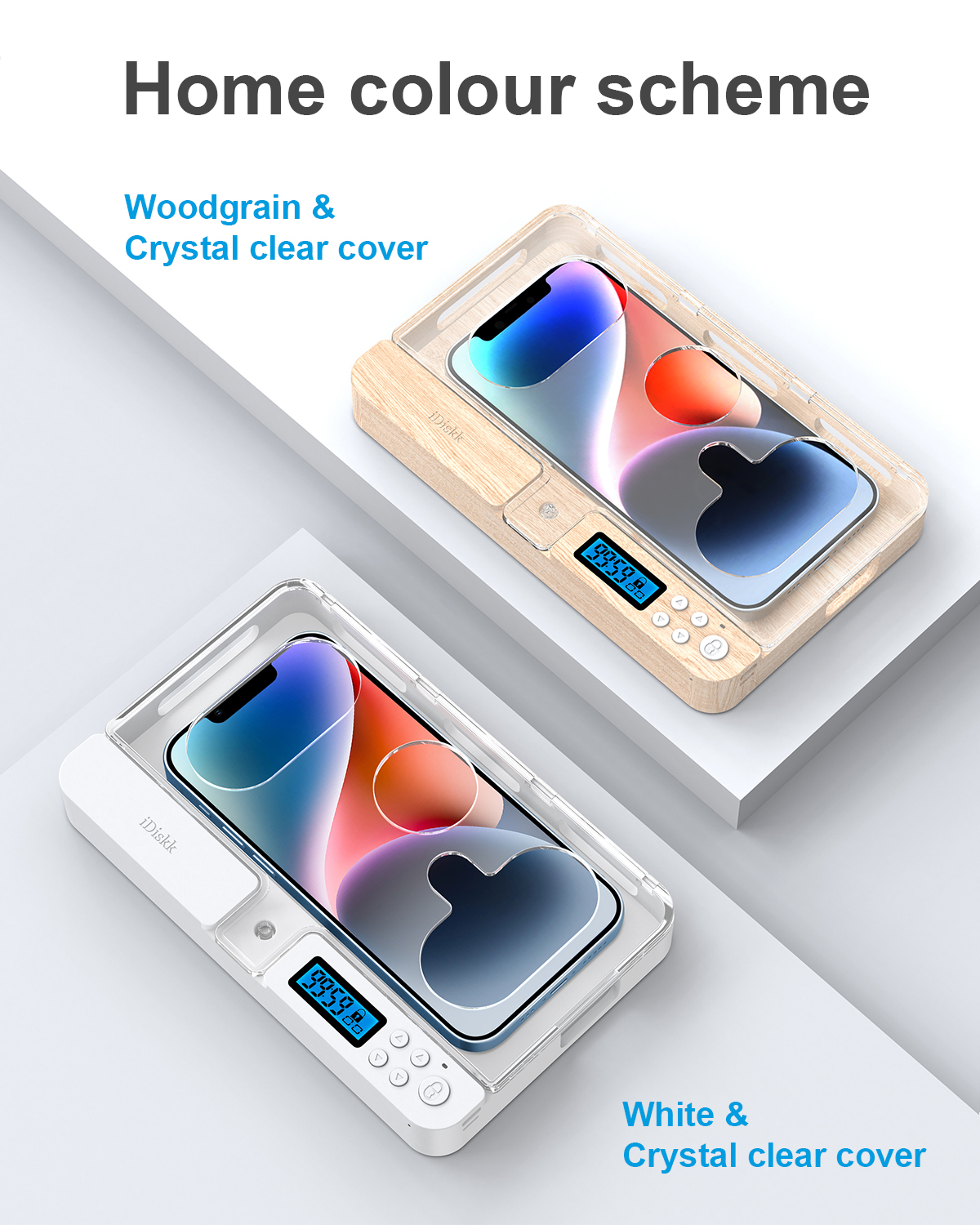 iDiskk Timer Phone Locker ホワイト｜iDiskk Cell Phone Lock Case