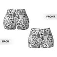 thumbnail image 5 of Picia Fall Forest Printed Workout Shorts for Women Seamless Scrunch Butt Lifting High Waisted Yoga Gym Booty Running Moisture-wicking Short Pants-X-Large, 5 of 9