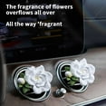 thumbnail image 4 of Cameland Car Accessories Gardenia Car Aromatherapy Perfume Expanded Stone Decoration Flower Car Interior Plaster 3ml Aromatherapy Diffuser on Clearance, 4 of 9