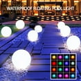 thumbnail image 2 of Floating Pool Light  RGB Color Changing Bathtub Led Ball Night Light IP68 Waterproof Hot Tub Ball Lamp for Kids Gift  Party Pond  Patio  Backyard  Lawn Beach Wedding Decor(8CM), 2 of 11
