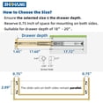 thumbnail image 2 of Heavy Duty Drawer Slides (mm Width-Without Lock, ), 2 of 6