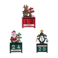 thumbnail image 2 of goowrom Christmas Wooden Calendar with Cartoon Shape, Number Countdown, 2 of 6