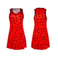 thumbnail image 4 of Wensltd Valentine Heart Print Nightgown for Women Crewneck Sleeveless Tank Dress Short Length Soft Breathable Sleepwear Red, 4 of 9